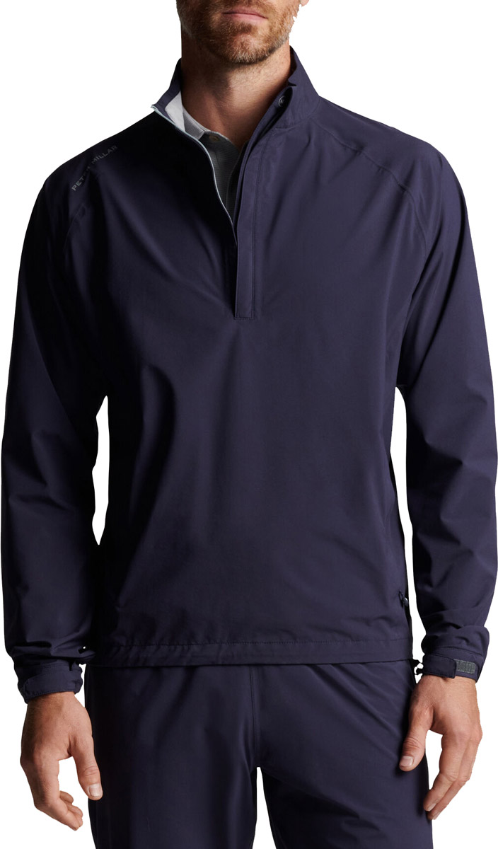 Peter Millar Shield HalfZip Golf Rain Pullovers NEW